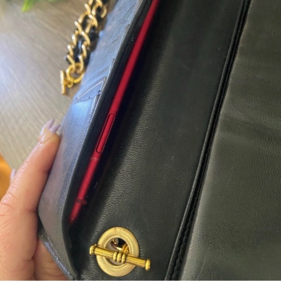 ♥️Vintage Chanel Timeless Wallet on Chain Clutch Wristlet / Crossbody option WOC - Picture 8 of 12